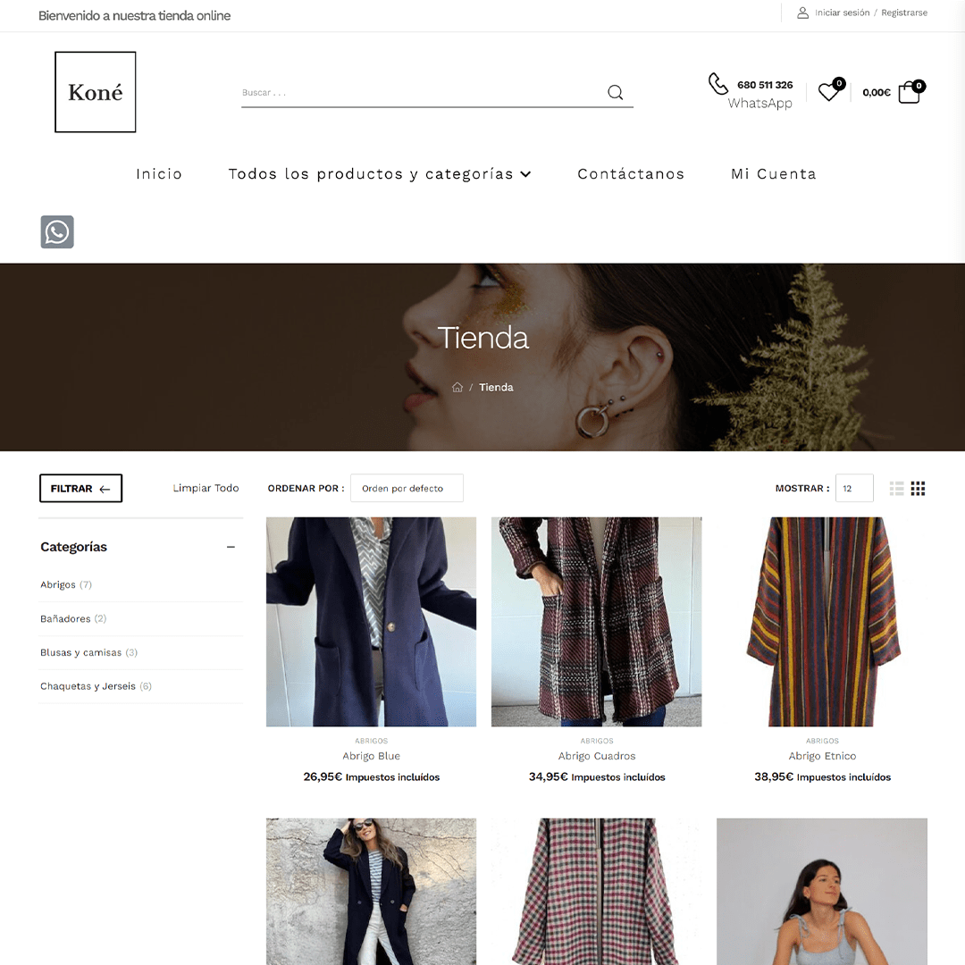 Koneshop diseño de tienda online con seo